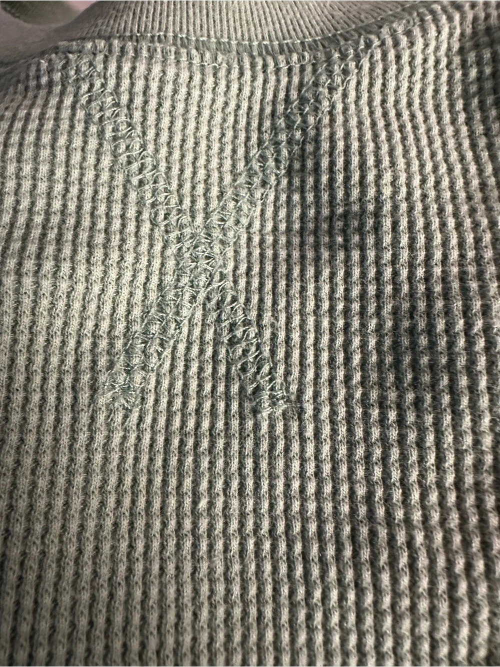 SO Ribbed Cropped waffle Sweatshirt Small - Picture 2 of 3